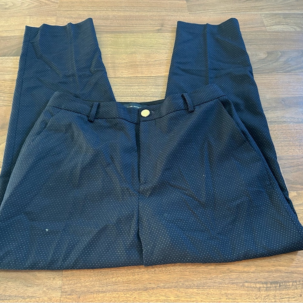Club Monaco Women's Dark Patterned Trousers